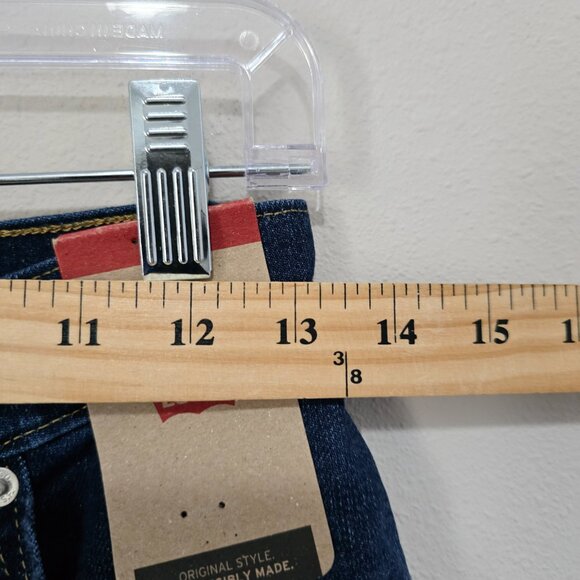 NWT Levi's High Rise Wide Leg Jeans 90s Size 26 Dark Wash - Picture 6 of 8